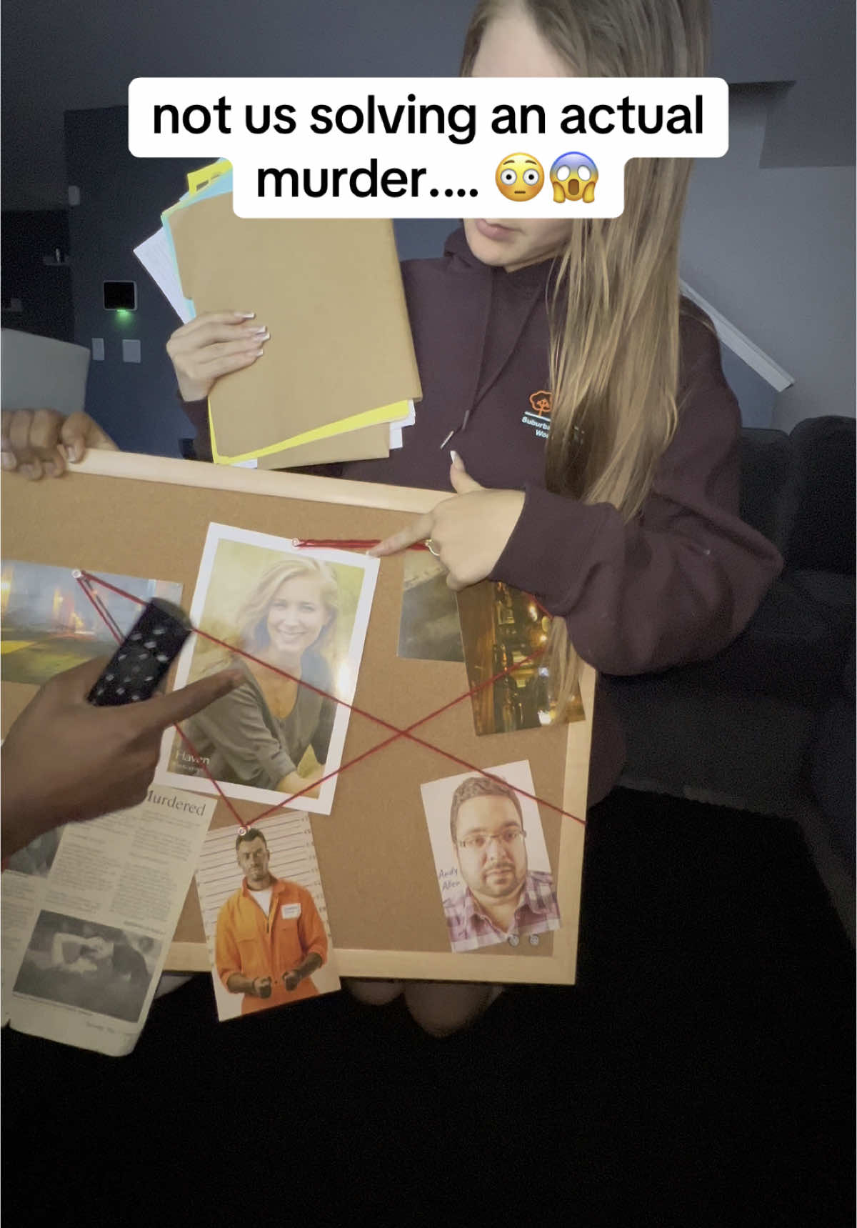 We had to get into detective mode 😭🕵️‍♂️ #tiktokmademebuyit #unsolvedcasefiles #datenightvibes #tiktokshopfinds #couplegames #GameNight #whodidit #mystery #truecrimetok #truecrime 