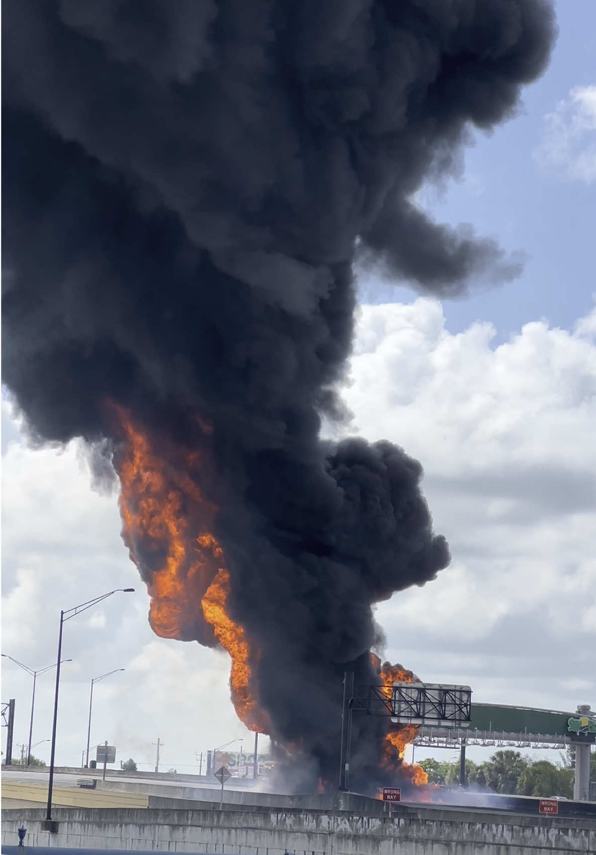 Gas tanker explosion today 595 by 136th insane! #explosion #tanker #gastanker #tankerexplosion #595