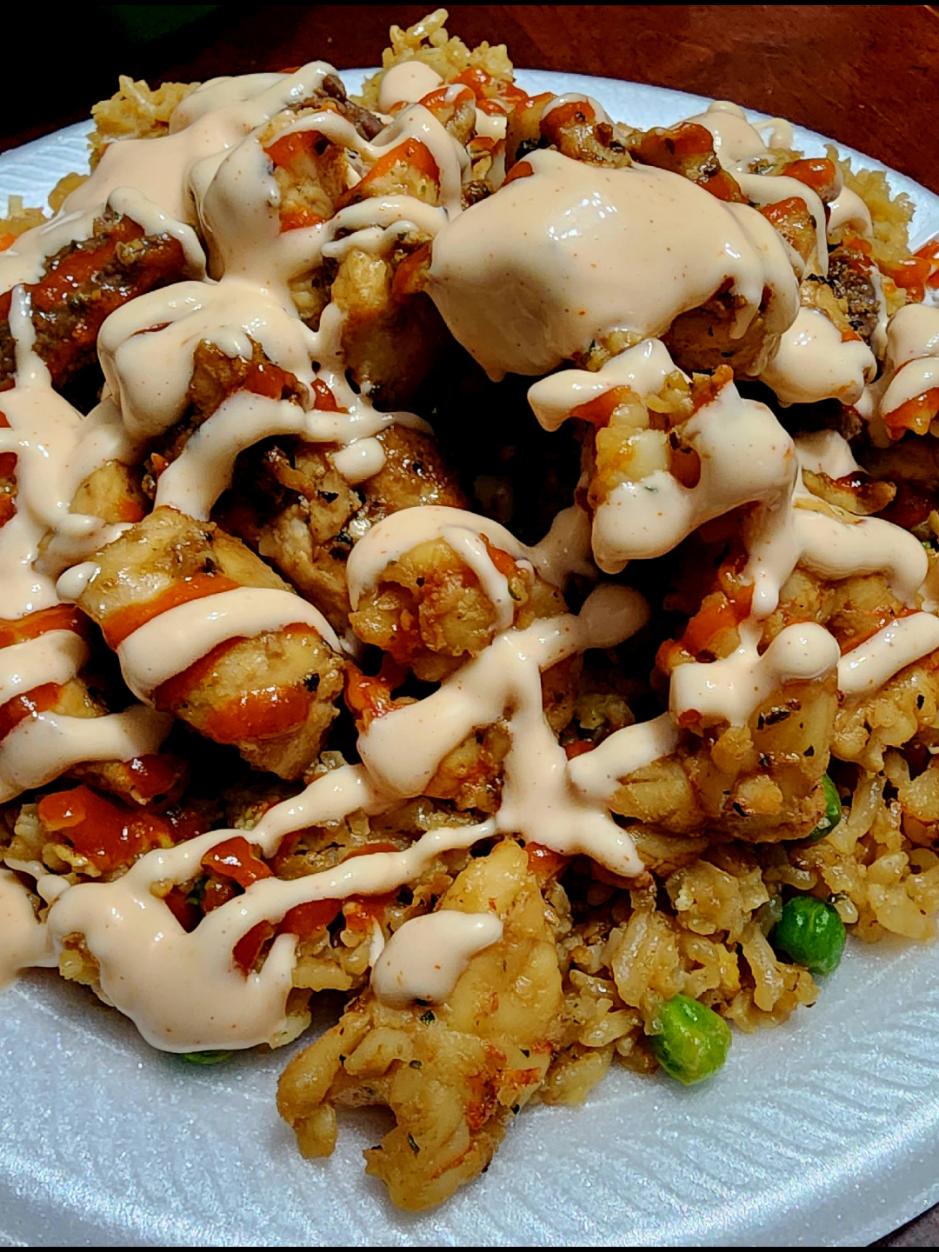 Some Hibachi for dinner.#robskitchentime #foryoupage #beef #chicken #shrimp #Texas #fyp #hibachi #yumyum 