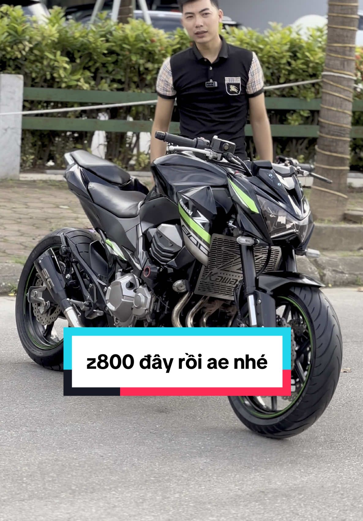 z8 đây ae khỏi hỏi nhé #xethethao #kawasaki #z800 