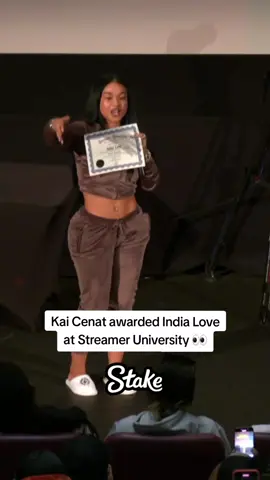 Kai Cenat awarded India Love at Streamer University 👀 #kaicenat #indialove 
