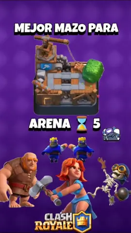 El mejor mazo para Arena 5 que todos deberían probar 🔥 ¿Tienes problemas en Arena 5? Prueba este mazo. Es más fuerte de lo que parece 😏 Carta por carta, te explico por qué funciona tan bien. 📩 Envíalo a un amigo que necesita ayuda para subir copas. #ClashRoyale #GamingEnEspañol #Arena5 #JuegoDeCartas #Gigante #Curiosidades #Supercell #FYP #datoscuriosos #ClashRoyaleEspañol #ShortsGaming #TikTokGaming #GamingEspañol #clashroyalemoments #clashroyalememe #DatosInteresantes #ParaTi #Gamer #clashroyalememes @lalosantos.jpg