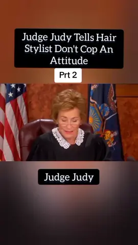 Judge Judy Tells Hair Stylist Don't Cop An Attitude | Part 2 | Judge Judy  #judgjudy #legaltok #tv #tvshow #legaltiktok #dog #dogsoftiktok #ustv #ustvshow #judy #judyjustice #fyp #foryou #viral #trending #grow 