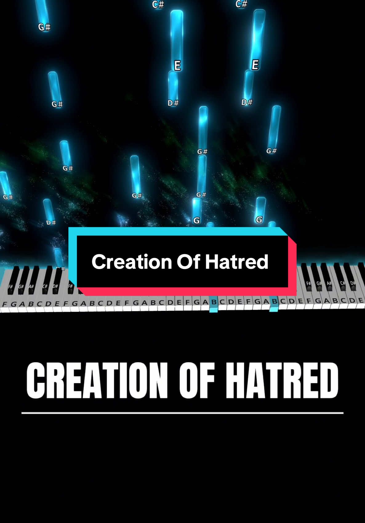 Replying to @Vaporiser Creation Of Hatred - (Forsaken Exedious) Piano Tutorial #creationofhatred #forsaken #pianotutorial #pianocover #fyo