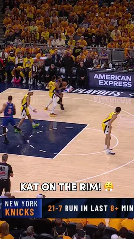 Power dunk from KAT 😤 #NBAAustralia #NBAHighlights #NBAPlayoffs