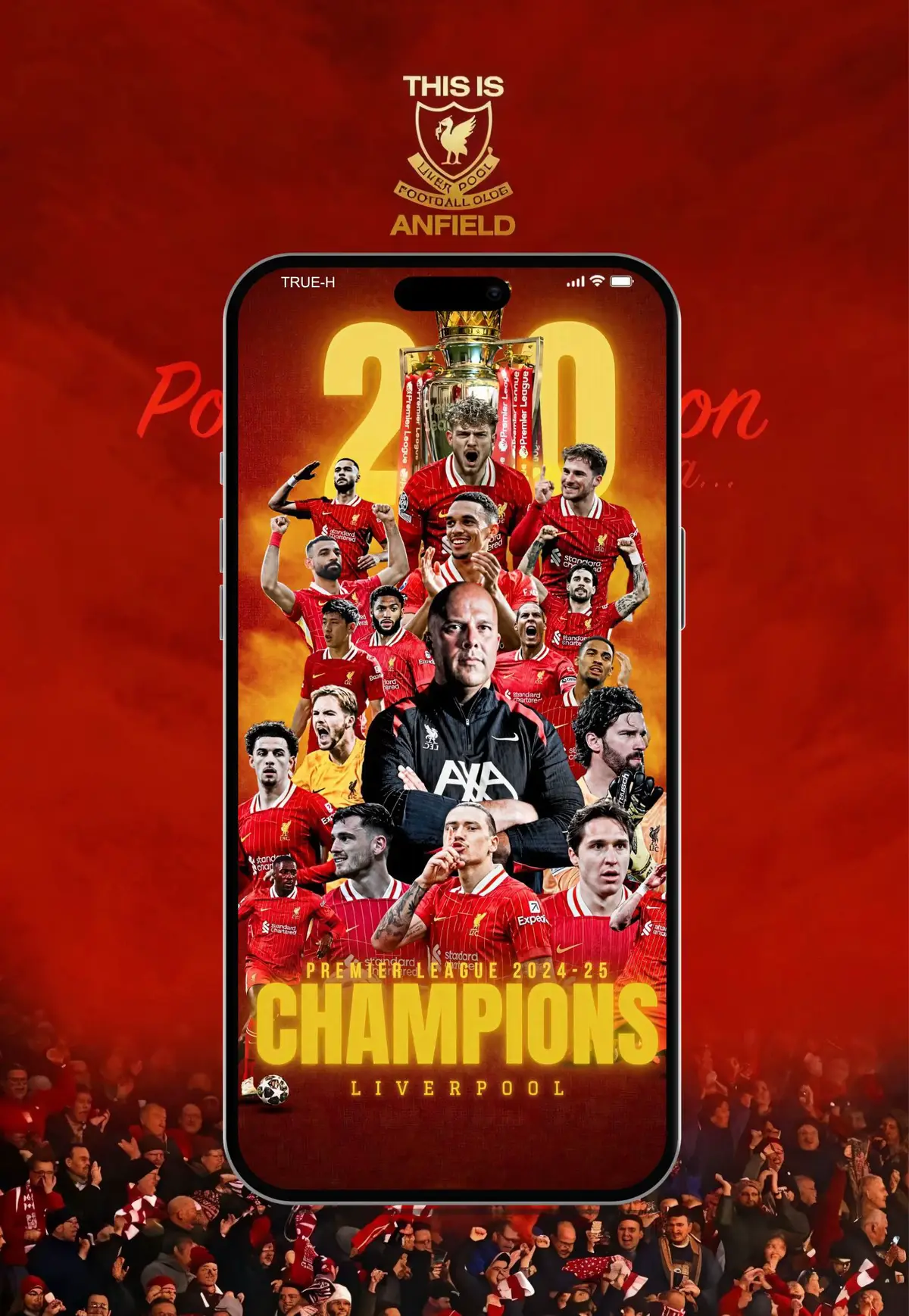 Congrats, Liverpool! #wallpaper #4k #liverpool #PremierLeague #2025 #champ #LFC #ynwa 