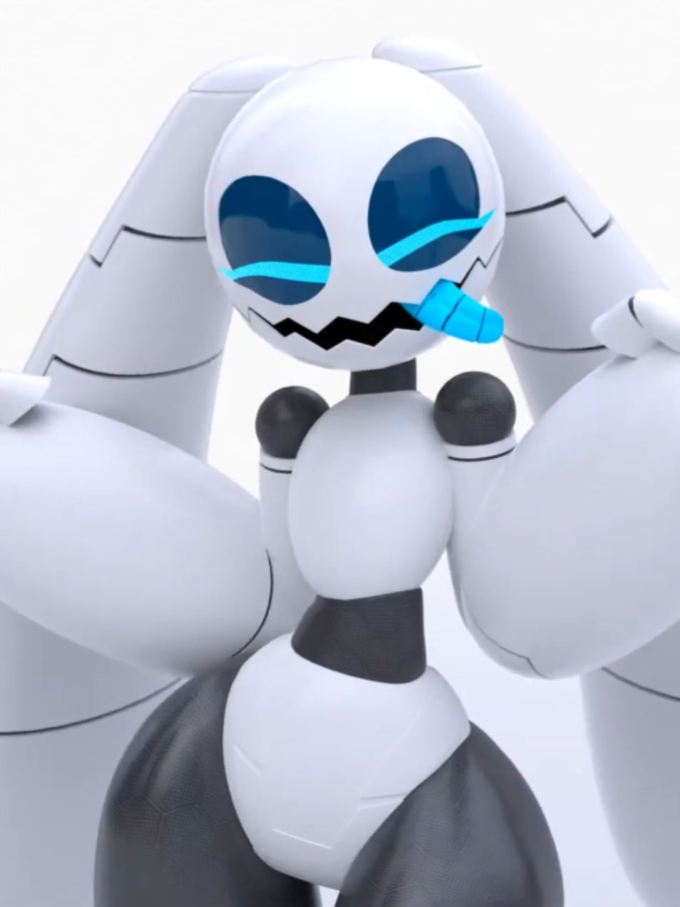 Artist SharpyButts! #randomvideo #editing #robot #robotgirl #animation 