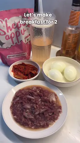 Magluto nalang ulit tayo ng breakfast 😅 #cornedbeef #egg #breakfast 