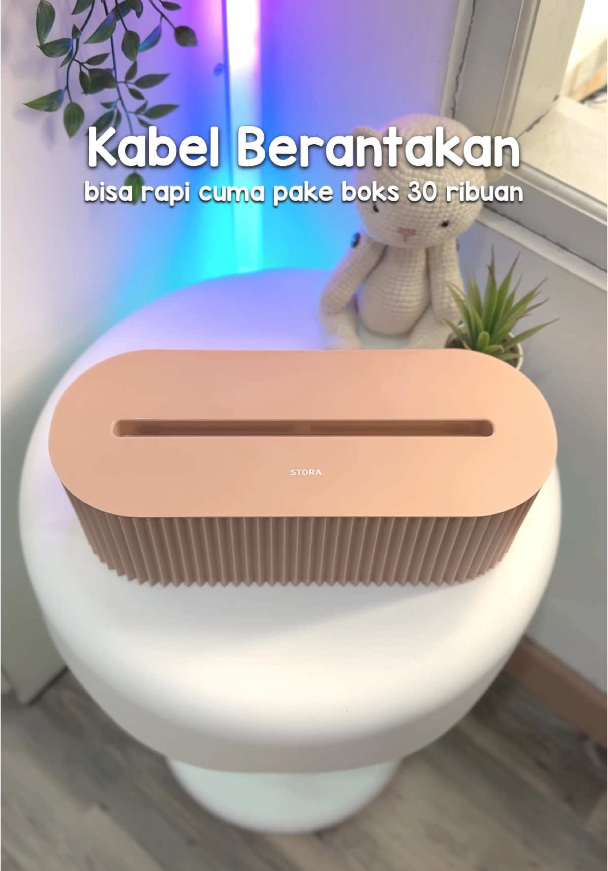 Pake ini kabel charger jadi gak awut-awutan lagi! #ceritaibubahagia #kotakkabelorganizer #kotakorganizer #kotakorganizerkabel #organizerbox #boxorganizer #boxkabel #printilankamar 