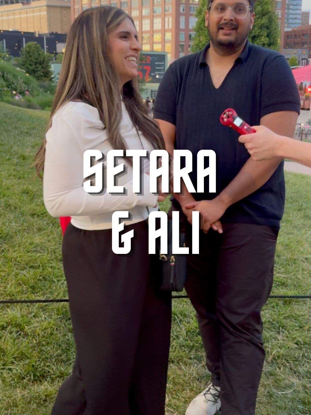 Doin' the deal with Setara & Ali #streetinterview #nyc #grief