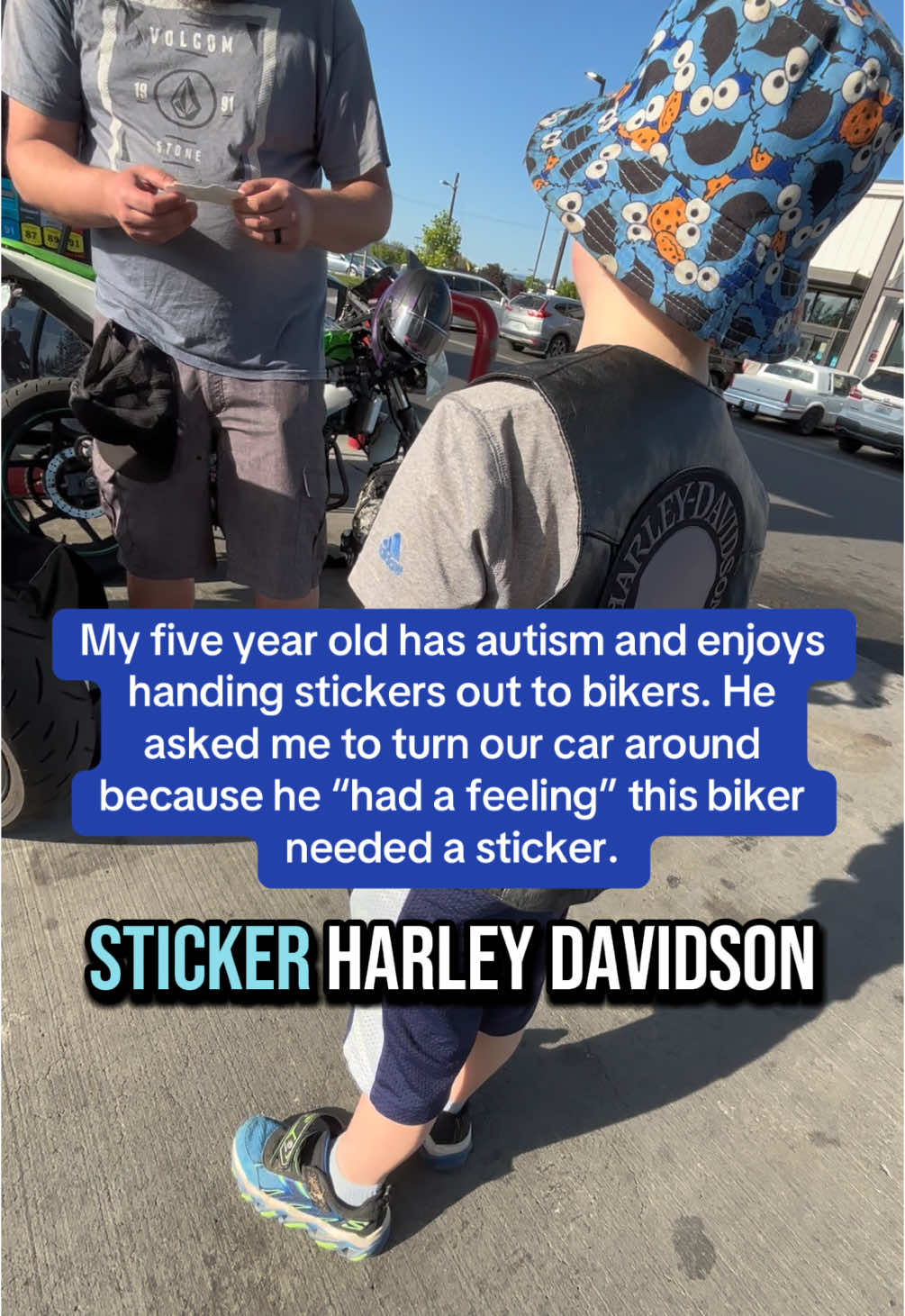 We were on our way home and saw these two bikes parked at a gas station. Mama had to do two u-turns to get back to them, but Cookie Monster insisted that these two bikes needed stickers. His intuition is even stronger than mine, and I have learned to let him take the lead. That is why we started this journey, after all. He is so aware of people and empathetic to others, it is truly inspiring 💙🍪 #creatorsearchinsights #autismmom #autismawareness #autismacceptance #bikersoftiktok #kawasaki @Kawasaki USA #bikerboy 