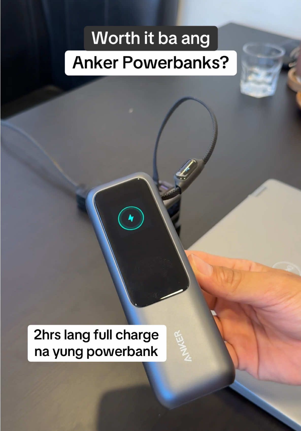 Nakakita kana ba ng Powerbank na kayang MAPUNO in less than 2hrs? Baka ANKER yan’ #Anker #Powerbank #fastchargingpowerbank 