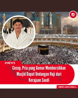Seorang pria bernama Muhammad Cecep Abdullah (27) dikenal sebagai cleaner masjid atas dedikasinya membersihkan masjid yang kotor hingga terbengkalai. Cecep kerap membagikan kegiatan bersih-bersih masjid melalui akunnya @cleanermasjid. Aksi bersih-bersih masjid sudah dilakukan Cecep sejak 2012. Saat itu, Cecep baru pertama kali merantau ke Jakarta dan terpaksa singgah di masjid karena keterbatasan biaya. Cecep singgah dari satu masjid ke masjid lainnya sambil mencari pekerjaan dan kerap menemukan kondisi masjid yang tak terawat. Berangkat dari hal tersebut, Cecep pun memulai kebiasaannya membersihkan masjid dengan alat seadanya saat itu. Ia mulai aktif membagikan kegiatannya di Instagram pada Mei 2024 lalu. Tak disangka, kegiatannya tersebut mendapat banyak respon positif warganet. Kini, Cecep dikabarkan mendapat undangan haji dari Kerajaan Arab Saudi. Undangan tersebut seolah menjadi jawaban atas doa-doa tulus yang selama ini dipanjatkan Cecep. Ia bercerita, mimpi untuk berhaji melalui jalur undangan kerajaan sudah ada sejak sebelum Idul Adha 2024 lalu. 📷 & 🎥: @cleanermasjid
