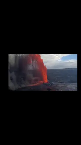 Big Eruption on Big Island Hawaii  Pele is producing a lava fountain reaching 1000ft  wow ! This will never get old  #BigIsland #Volcano #News before it's Official News #fyf  5/25/2025