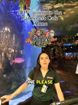 Solo date to the rainforest cafe #solo #pov #fyp #fypage #solodate #alone #rainforestcafe @Rainforest Cafe 