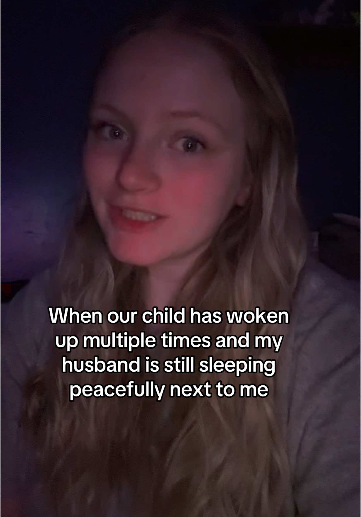 Sometimes when I’m running on no sleep it seems pretty tempting lol #relatable #fyp #foryoupage #michiganmomtok #sahm #firsttimemom #fypシ #wife #mama #husband #sleep 