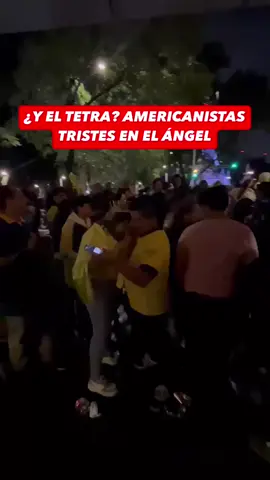 Aficionados de América fueron al Ángel de la Independencia para celebrar el Tetracampeonato y no se les dio. #LigaMX #futbolmexicano #Toluca #América #TolucaFc