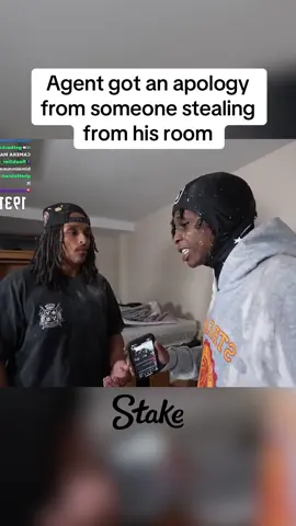 Agent got an apology from someone stealing from his room. #agent00 #agent #kaicenat #streameruniversity #fyp #fyppp #viral 