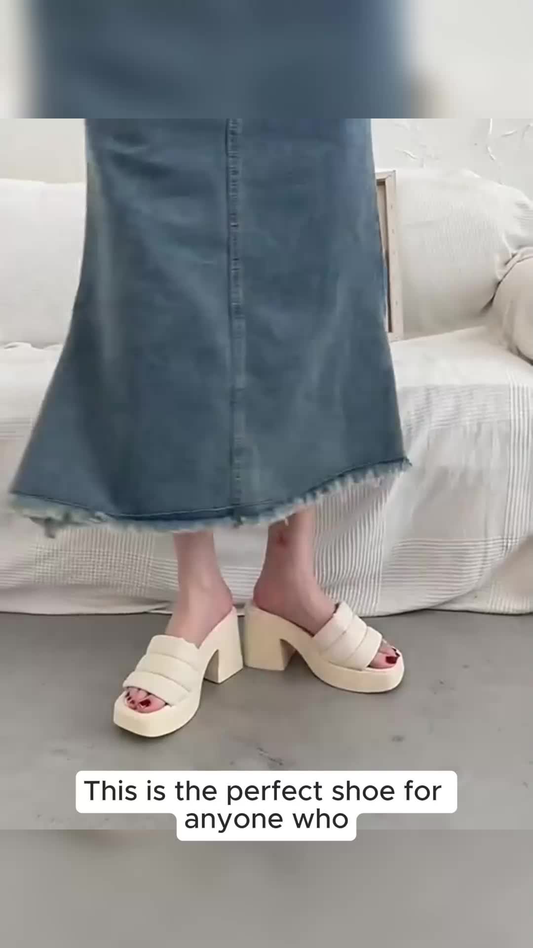 Korean new thick-soled wedge heels Sandals For Women 