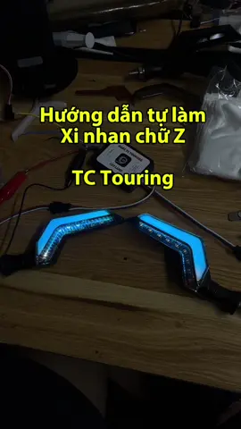 Hướng dẫn tự làm audi xi nhan chữ Z 7 màu chỉnh app cho anh em xe điện nhé #tctouring #xinhanaudi 