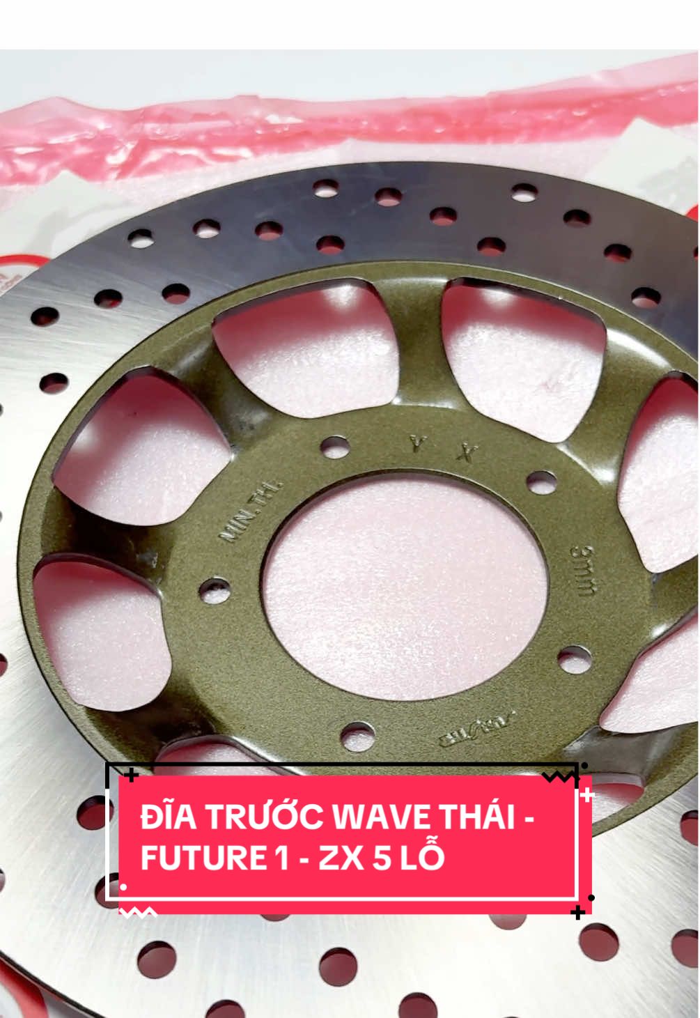 Phụ Tùng Đĩa Trước Wave Thái - Future 1 - ZX 5 Lỗ #capcut #xuhuong #xuhuongtiktok #giaugovap #phutunguytin #phutungxemay #wavethai #future1 #wavezx 