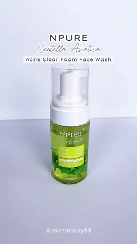 Rekomendasi cleanser untuk kulit berjerawat & sensitif ❤️  #npure #npureofficial #npurecicaseries #npurefacewash #facialwash #facewash #facialfoam #cleanser #acneskincare #skincarejerawat #acneproneskin #solusijerawat #tipscantik #tipsbuatkamu #fyp #viraltiktok #tendingvideo 