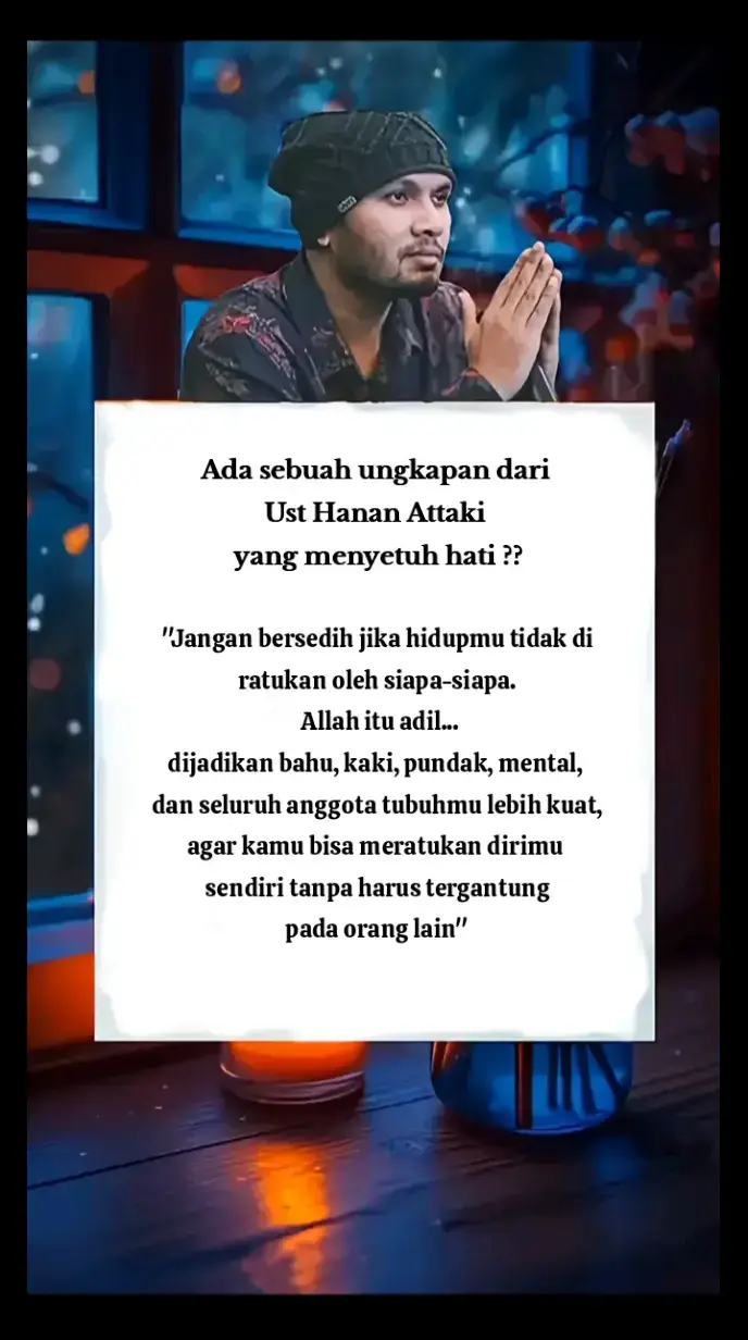 #jangan bersedih jika hidupmu tidak diratukan oleh siapa-siapa.