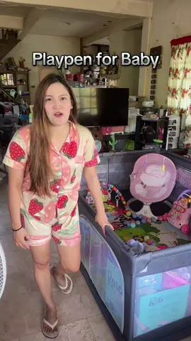 Grabe ang ganda ng quality ng playpen na to ang tibay talaga#playpen#babyplaypen #playpenforbaby #MomsofTikTok #fyp 