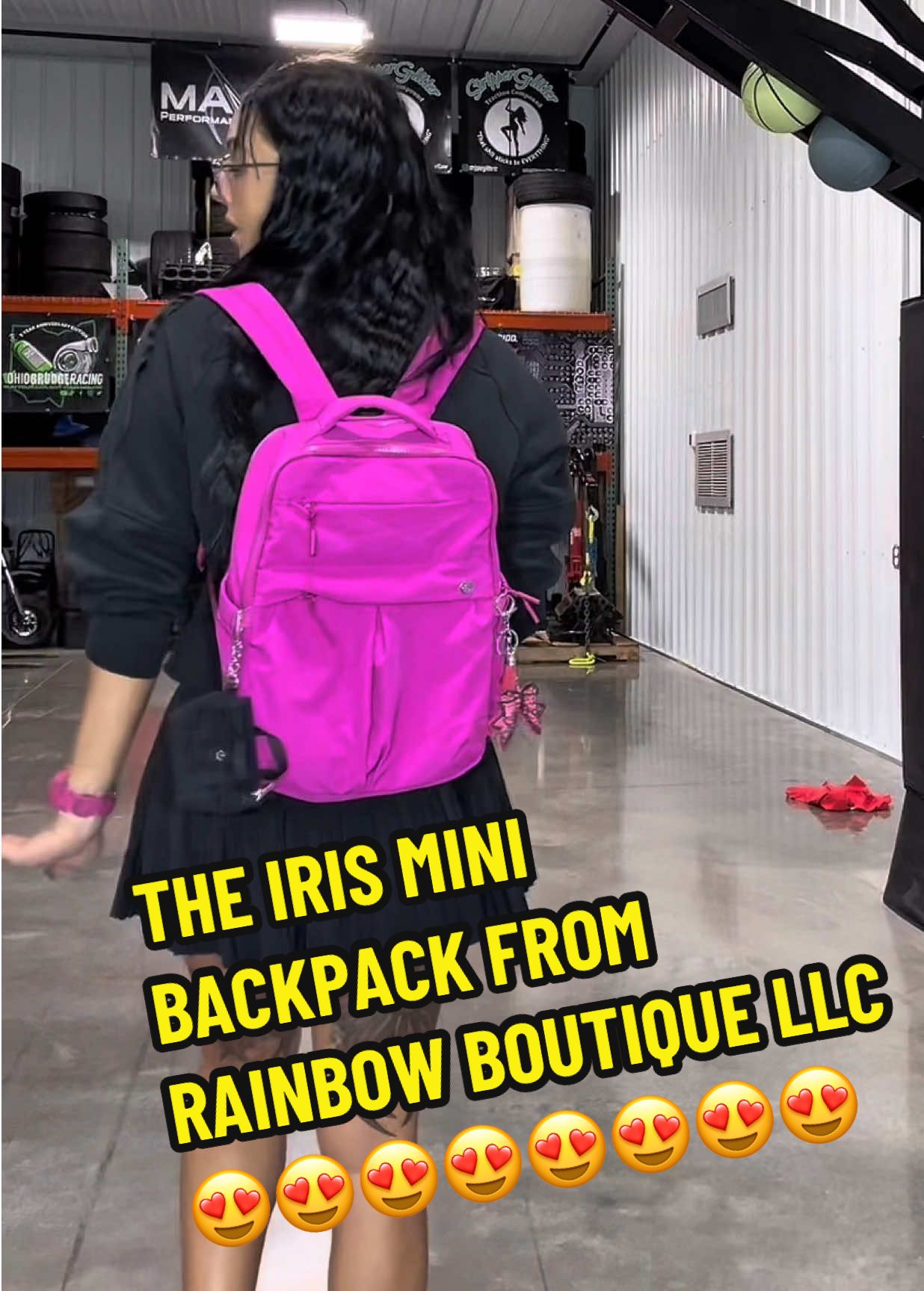 #creatorsearchinsights IDK HOW I EVER LIVED WITHOUT THIS BACKPACK!!! 🎒  #rainbowboutiquellc #obsessedwithit #irisminibackpack 