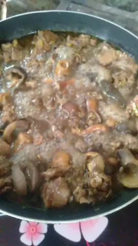 cơm trưa kho bộ lòng chó, thịt chó, 2 tay 