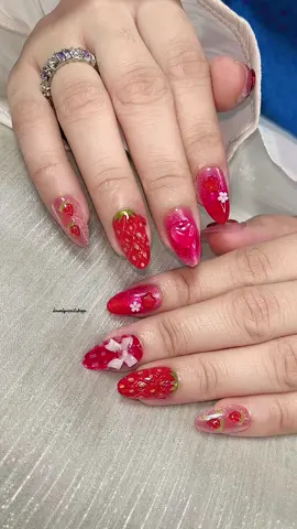 Beautiful Handmade Short Almond Nails Code:TM07 with Acrylic Box and 4in1 Tools. #lovelynailshop #handmade #polygelnails #fakenails #diynails #pressonnails #highqualitynails #tiktoklive 