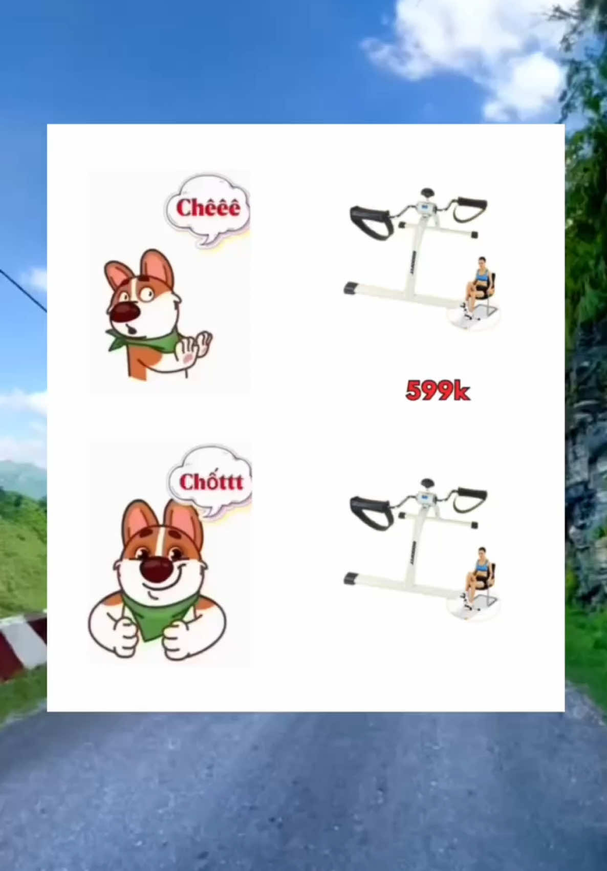 Xe đạp thể dục tại nhà mini Goodfit #xedapthethao #xuhuong #viral #LearnOnTikTok #fyp #tiktok
