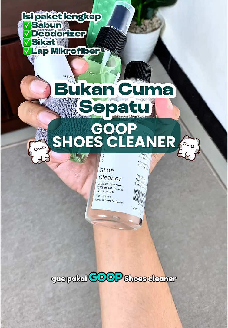 Bukan cuma sepatu, GOOP Shoes Cleaner #goop #shoescleaner #sabuncucisepatu 