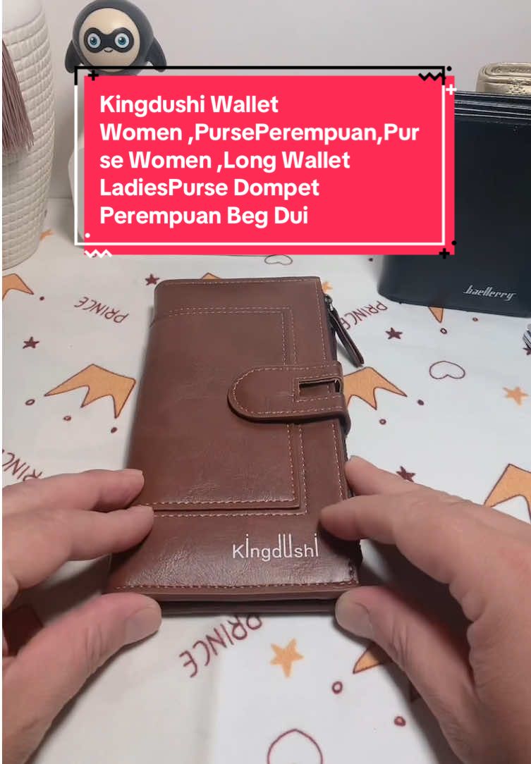 Kingdushi Wallet Women ,PursePerempuan,Purse Women ,Long Wallet LadiesPurse Dompet Perempuan Beg Duit Perempuan#wallet #dompetmurah #2025 #daddy #dompetpanjang #boy #daddy #walletforwomen #style #2024 