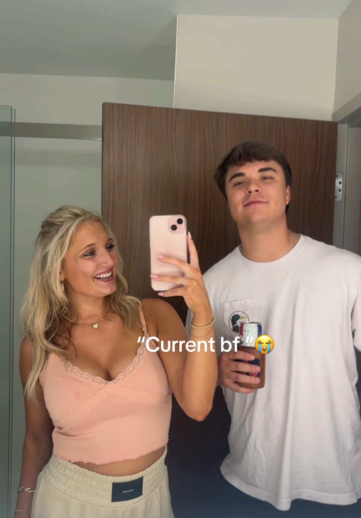 I’m crying Trying the “my current bf” prank on my bf 😭 