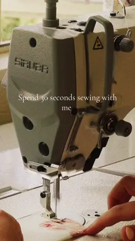 Slow fashion, take the time to slow down, be mindful and appreciate. Spend 30 seconds sewing with me. Today we are sewing our Lilibet apron, which will be available on our website soon!  . . . . . . #handmadehomestead #handmade #handmadeapron #SmallBusiness #smallbusinesstiktok #handmadewithlove #sewingtiktok #naturalfibres #cottagecore #cottagecoreaesthetic #coquette #coquetteaesthetic #linen #sewing #smallfashionbusiness #homesteadlife #handmadeapron #linenapron 