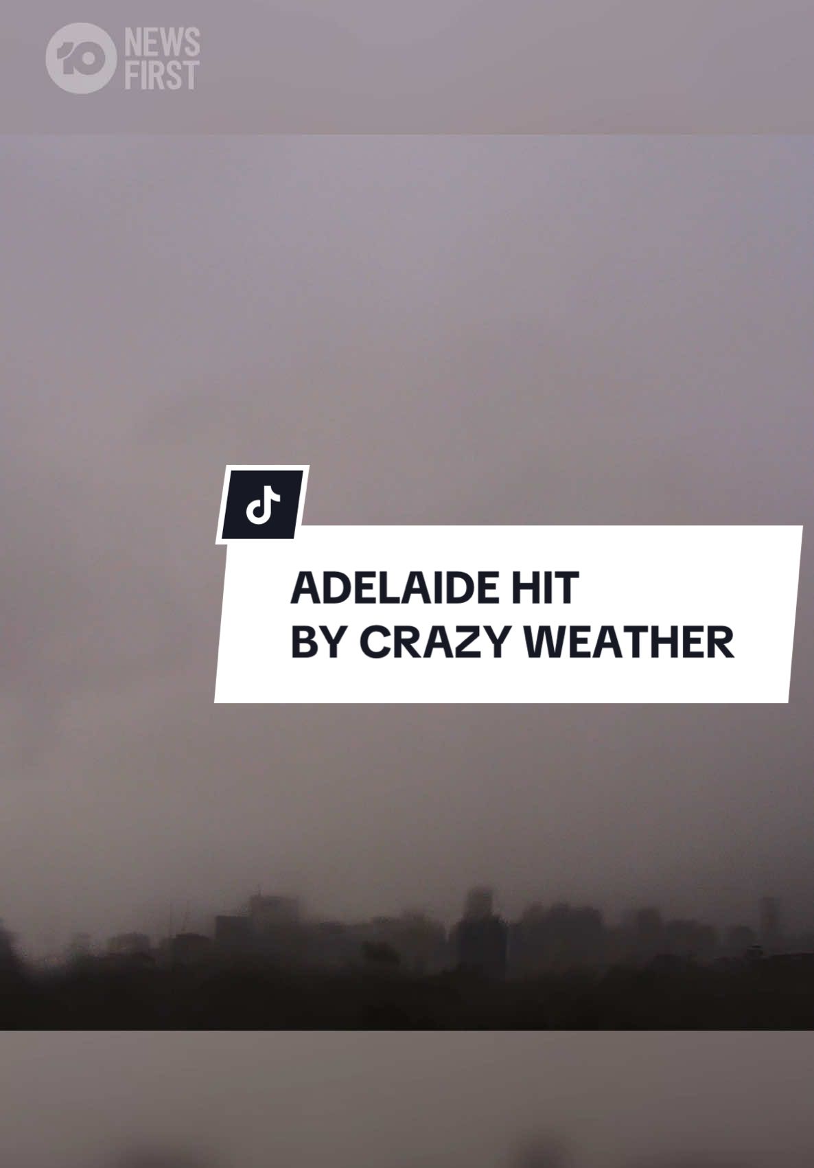 Today's wild weather from the 10 News First Adelaide weather cam! This morning saw howling winds and flash rainfall as South Australia was hit by a storm across most of the southern areas of the state. And in the CBD, as quickly as it came, it went, with blue skies reappearing over the city skyline. #weather #adelaide #storm #10newsfirst