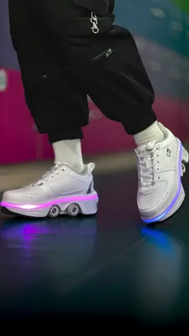 Fun meets function! These sporty detachable roller shoes are perfect for active kids and bonding moments with parents. #RollerShoes #KidsSkates #OutdoorFun #DetachableWheels #parentchildactivity 