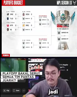 PLAYOFF BAKAL SERU!! SEMUA TIM PANTAS JUARA!?😱playoff  bracket MPL id S15 ☠️🥶 #mlbbcreatorcamp #mplindonesia #mpl #esports 