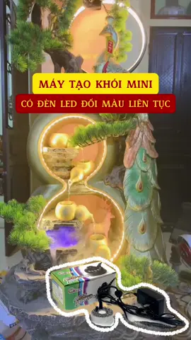 Máy tạo khói mini có đèn LED đổi màu liên tục #thietbithammytn #maytaokhoi #maytaokhoimini 