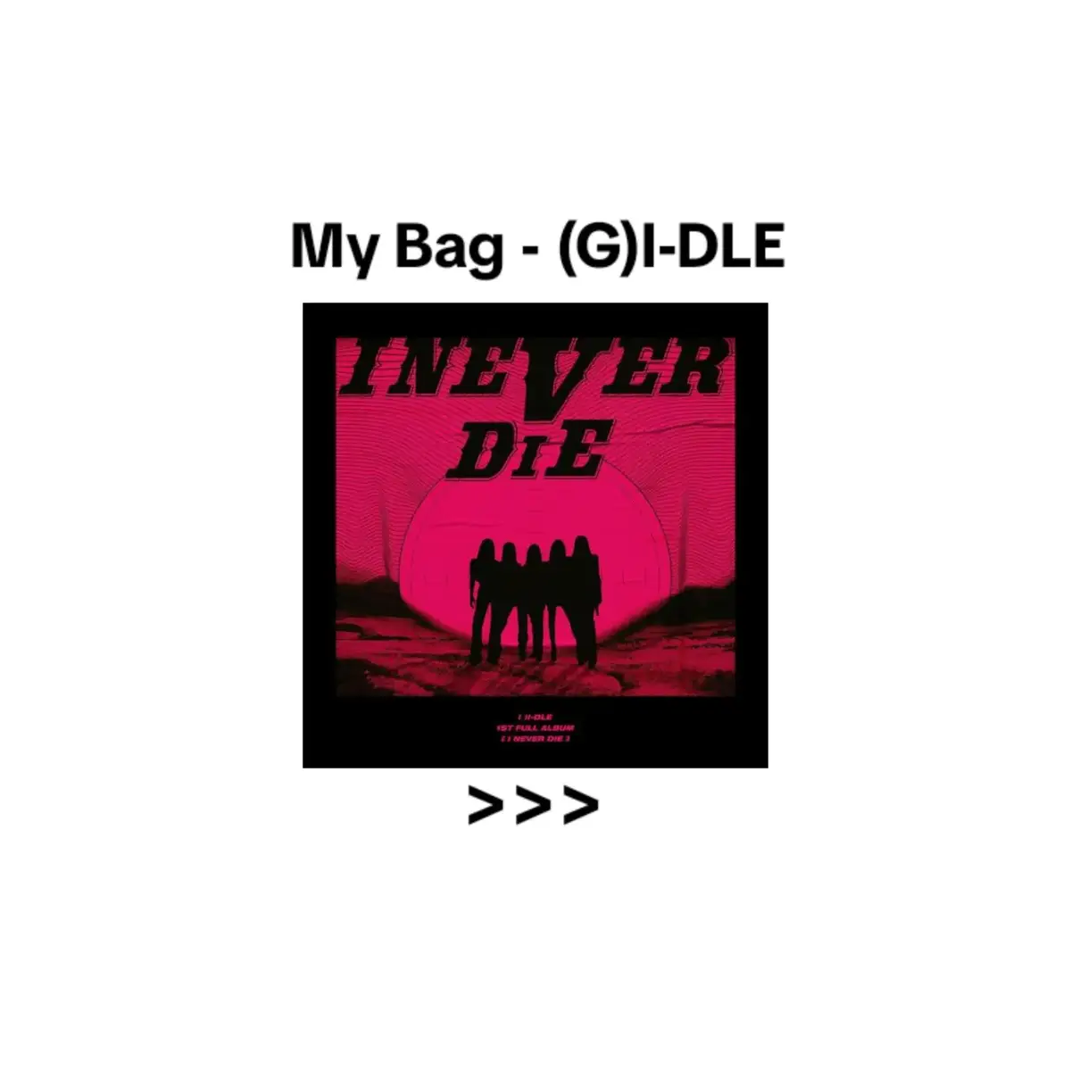 I'll show you what's in my bag 🛍️  #mybag #gidle #neverland #yuqi #soyeon #minnie #miyeon #shuhua #music #song #kpop #lyrics_songs #spotify #fypkpop #kpopfyp 