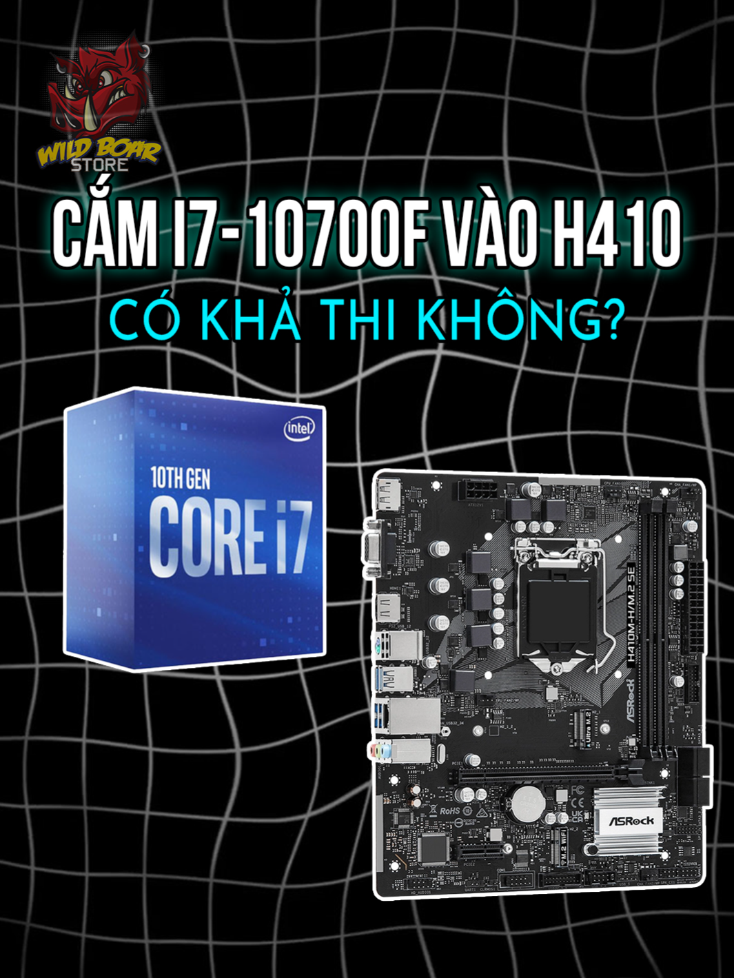 LIỆU vấn đề gì sẽ xảy ra nếu cắm i7-10700F vào H410? #pc #buildpc #rgb #vga #gaming #GamingSetup #buildingpc #RTX #GamingOnTikTok #unboxing #unboxingvideo #cpu #gpu #mainboard #render #case #pccase #xigmatek #ram