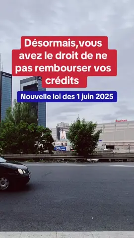 Désormais,vous avez le droit de ne pas rembourser vos crédits ##pourtoii #fyp  @ACTUFRANCE  @ACTUFRANCE  @ACTUFRANCE 
