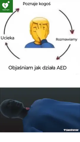 Ah, zawsze to samo #AED #impulsżycia #pierwszapomoc 