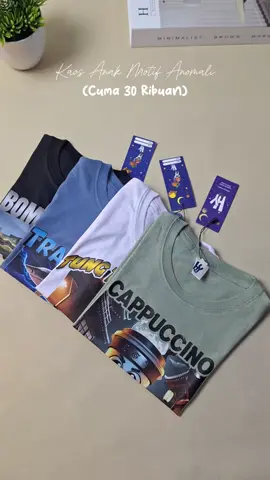 Kaos Anak Motif Anomali. Buruan Cekout bund harga sewaktu waktu bisa berubah🥳🔥 #kaosanaklakilaki #kaosanak #kaosanakmurah #kaosdistroanak #kaosanakviral #tungtungsahur 