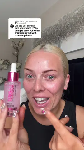 Replying to @Kay | Life Style | UGC 🖤 I love this sooo much @MaybellineUK foundation in shade 129 paired with the grippy serum 👌🏻 chefs kiss #tiktokmademebuyit #spotlight #maybellinegrippyprimer #glassskin 