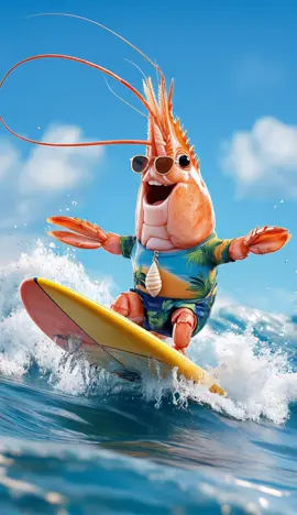 #shrimp #surfing #memes #aicharacter #character #aiwork #animation #cutecharacter #3danimation #cartoon