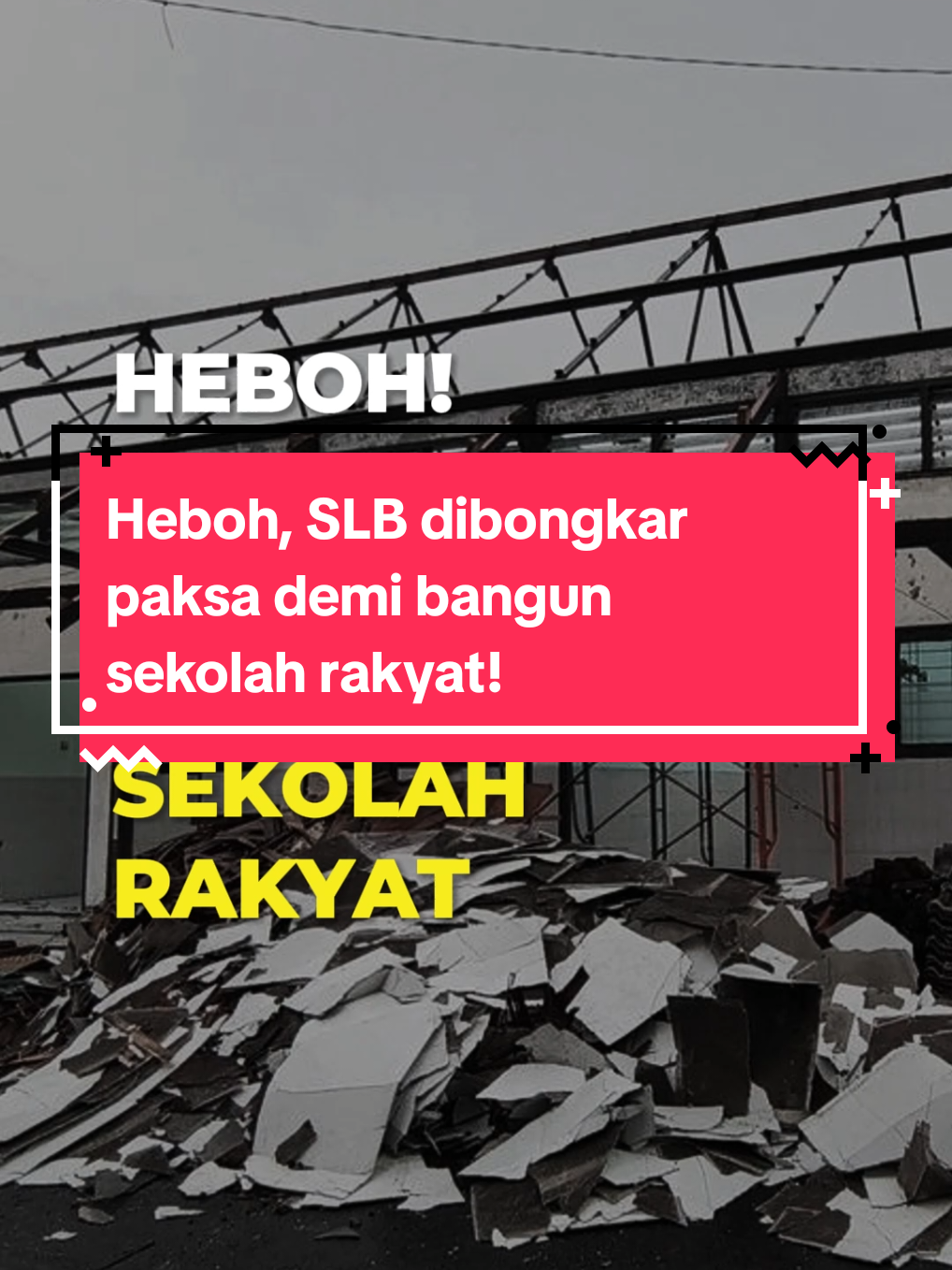 Heboh, SLB dibongkar paksa demi bangun sekolah rakyat! #bisnisviral #prabowosubianto #beritaviral 