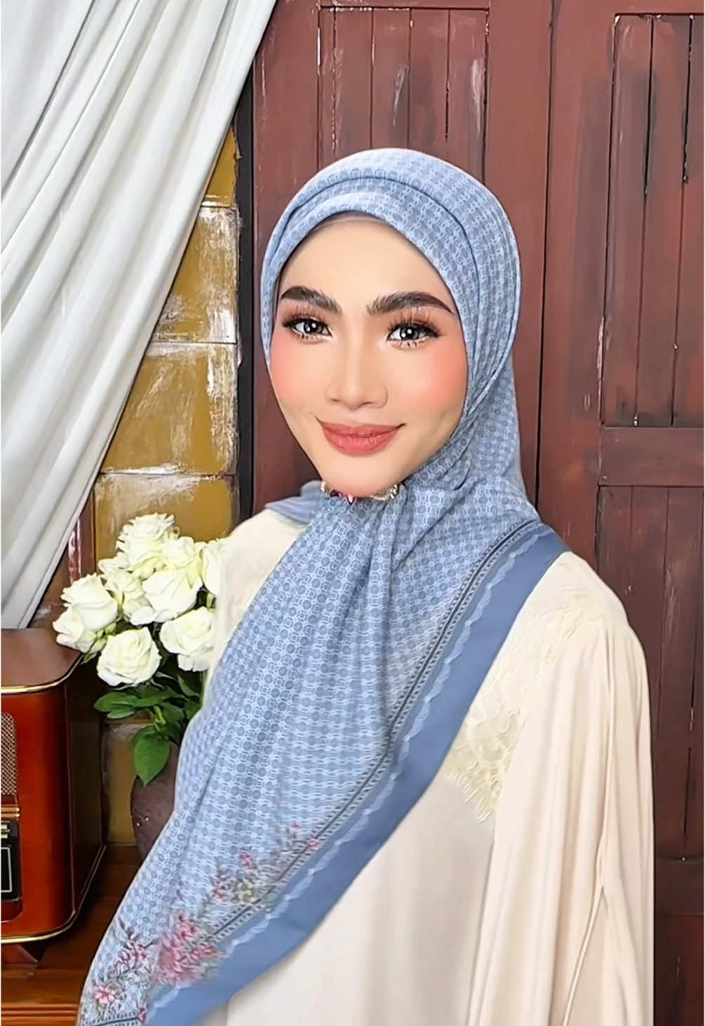 Nampak sesuatu yang cantik tak? Khas untuk raya haji 🫠💕 #fyp #bawalraya #bawalprinted 
