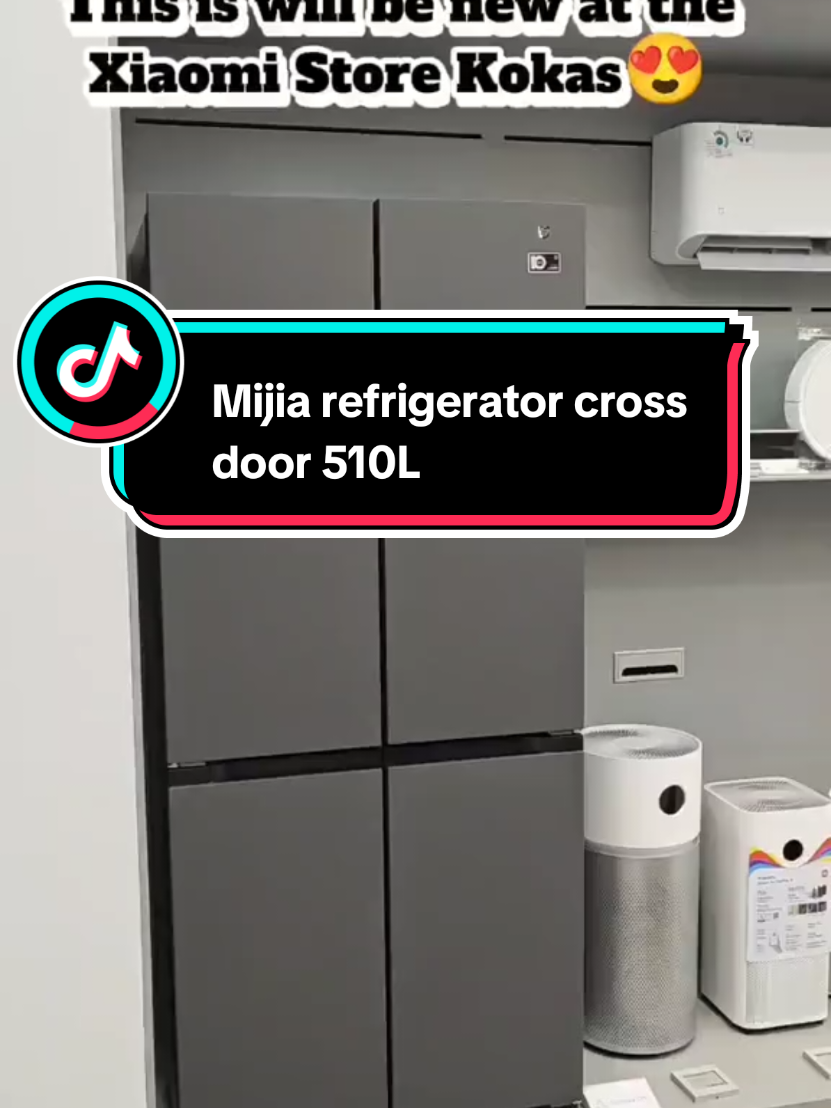 Coming soon! Tungguin kabarnya nya yaaa MiFans🤩 Mijia refrigerator cross door 510L. #xiaomi #xiaomiindonesia 